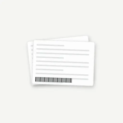 Etiquetas térmicas 4×6" — Rollo de 350