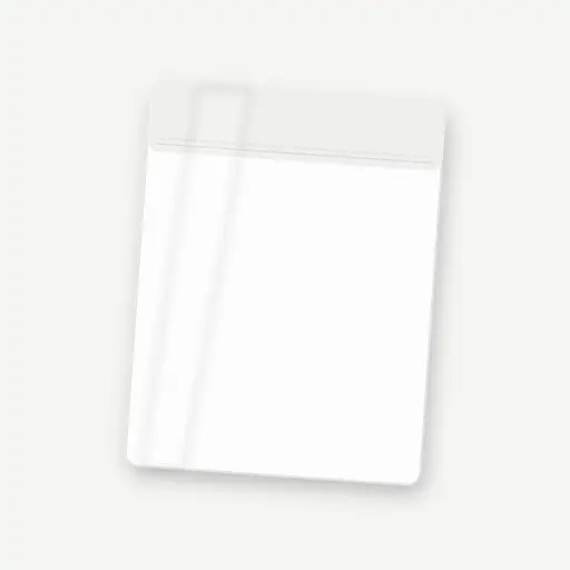 Fundas de envío 12×15.5" Blanco Plata — Paquete de 50
